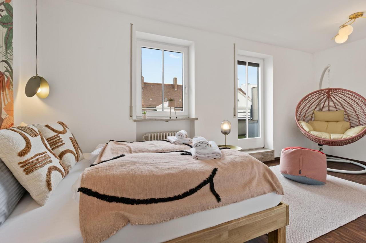 Arbio I Premium Penthouse Apartment Аугсбург Экстерьер фото