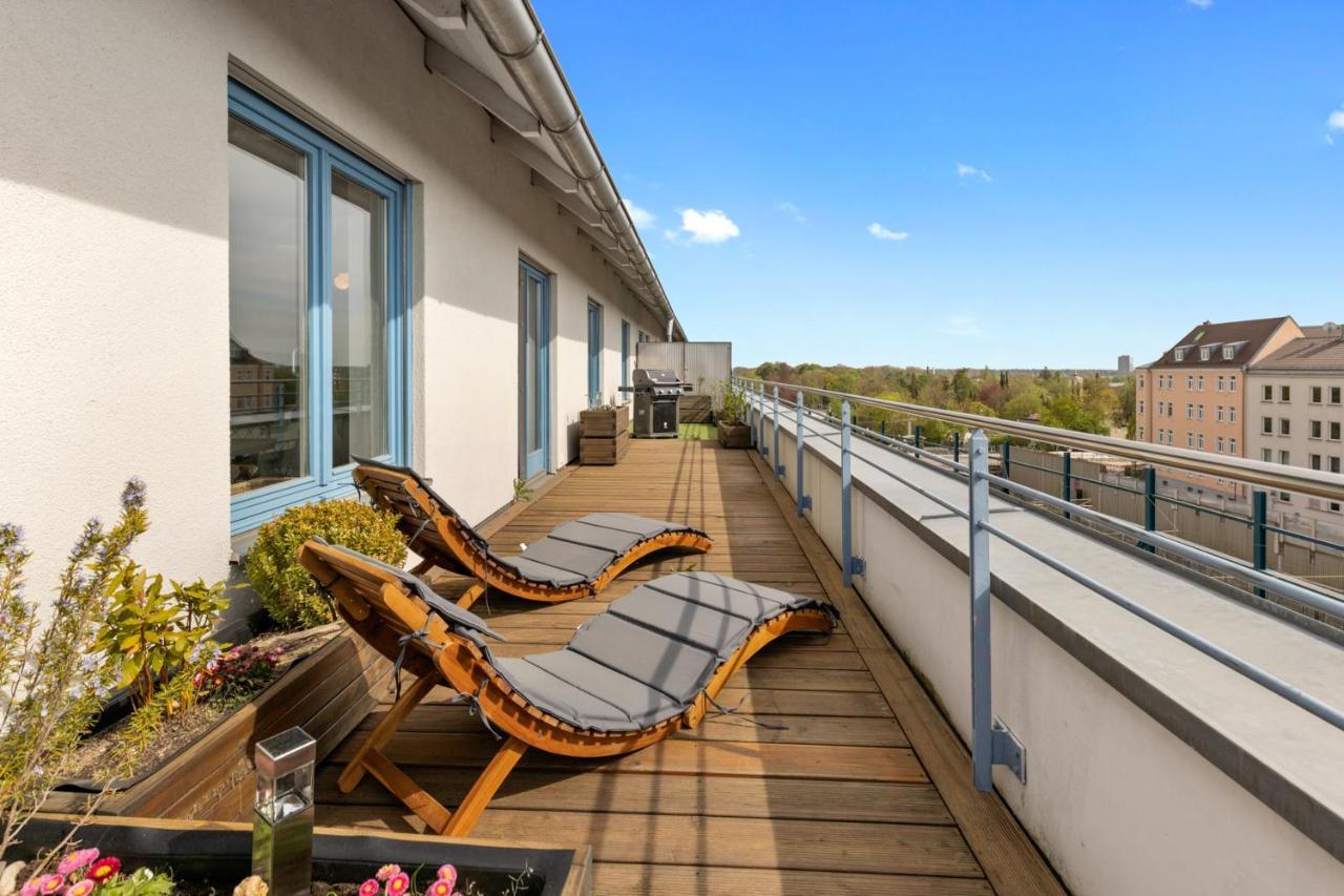 Arbio I Premium Penthouse Apartment Аугсбург Экстерьер фото