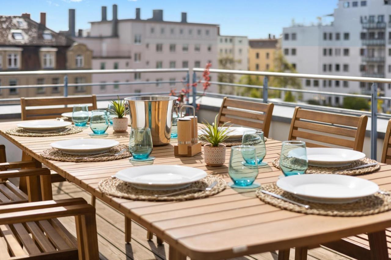 Arbio I Premium Penthouse Apartment Аугсбург Экстерьер фото