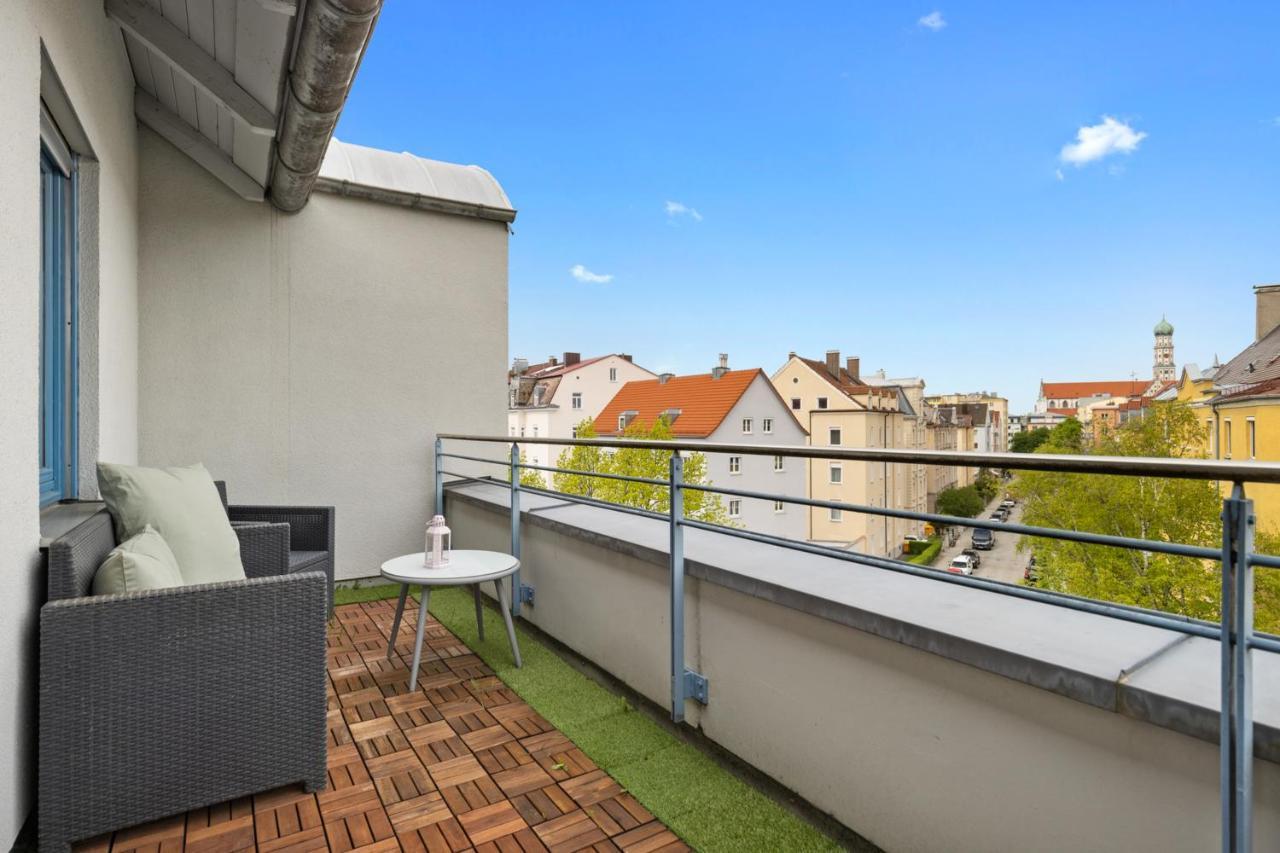 Arbio I Premium Penthouse Apartment Аугсбург Экстерьер фото
