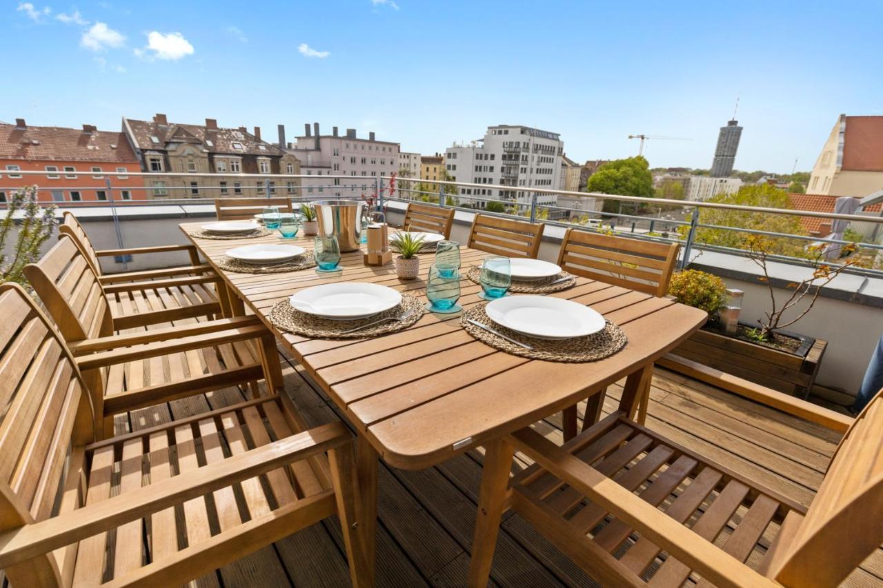 Arbio I Premium Penthouse Apartment Аугсбург Экстерьер фото